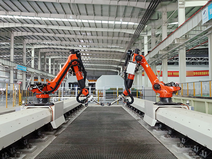 超声C扫无损检测系统： 可检最大工件32m*8m*2.5m（可掉头及翻转）